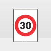 Custom Gate Signs,30 Kph Speed Sign